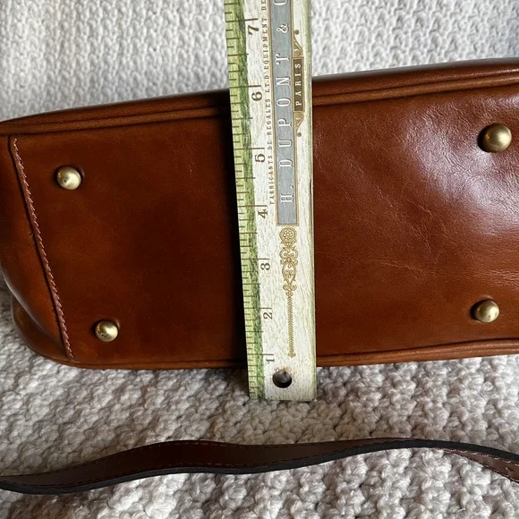 Patricia Nash Athani Leather Shoulder Crossbody Handbag Zip Top - Picture 8 of 10